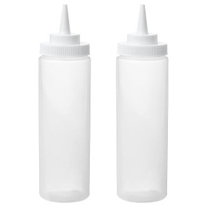 Squeeze bottle, plastic/transparent, 330 ml X 2 pack