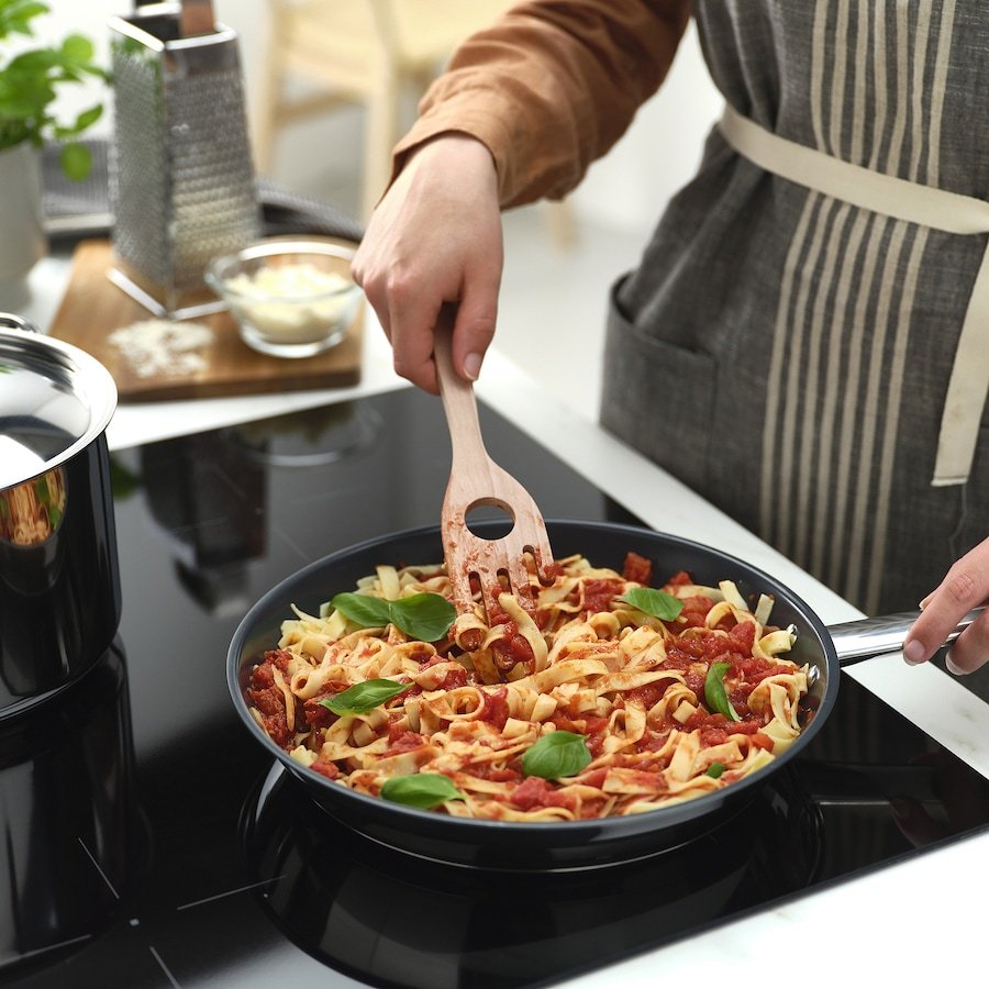 Spaghetti server, solid birch, 30 cm - Image 3