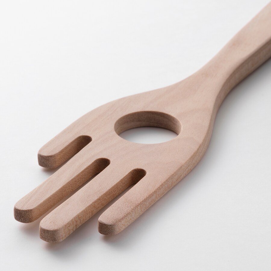 Spaghetti server, solid birch, 30 cm - Image 4